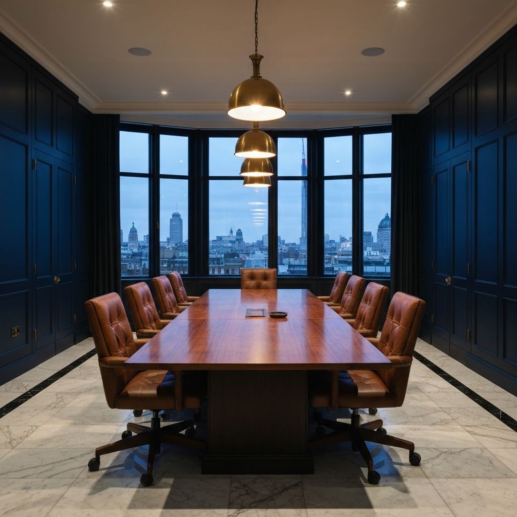 Private boardroom in the City of London